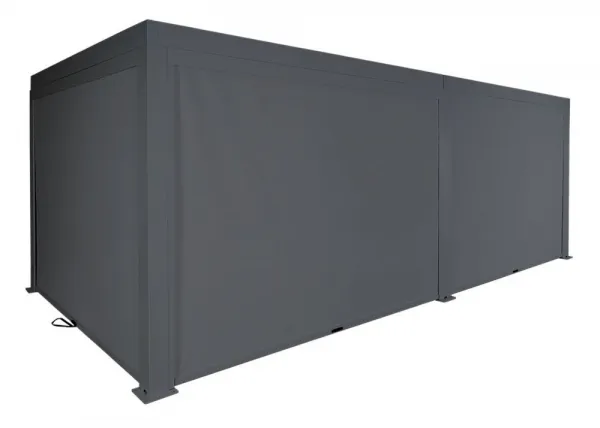 Bioklimatická pergola HWC-L46 3x6 so 6 bočnými stenami