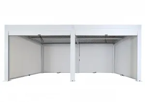 Bioklimatická pergola HWC-L46 3x6 so 6 bočnými stenami