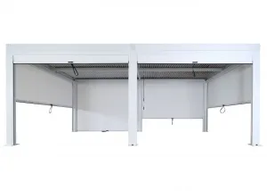 Bioklimatická pergola HWC-L46 3x6 so 6 bočnými stenami