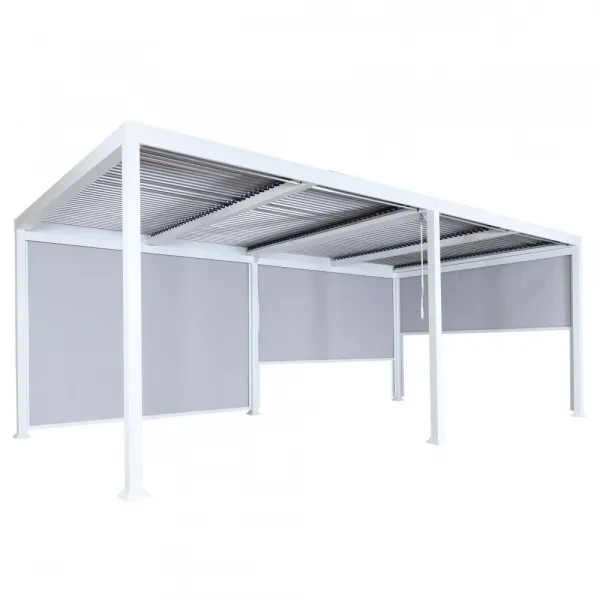 Bioklimatická pergola HWC-L46 3x6 so 3 bočnými stenami