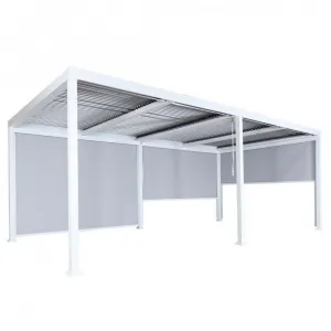 Bioklimatická pergola HWC-L46 3x6 so 3 bočnými stenami