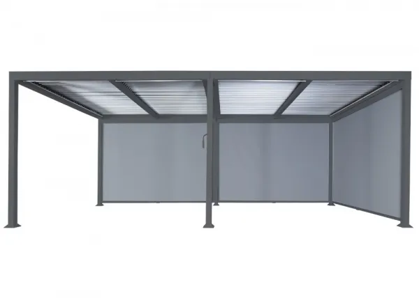 Bioklimatická pergola HWC-L46 3x6 so 3 bočnými stenami