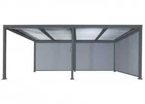 Bioklimatická pergola HWC-L46 3x6 so 3 bočnými stenami
