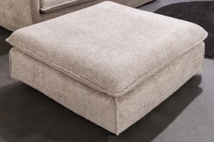 Taburet HESTIÁ TEDDY Dekorhome Sivá
