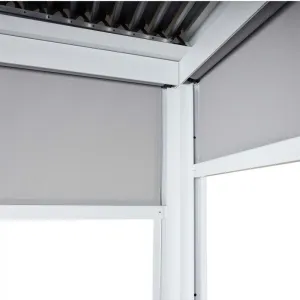 Bioklimatická pergola HWC-L46 3x6 so 3 bočnými stenami