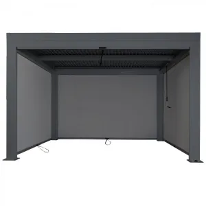 Bioklimatická pergola HWC-L46 3x3 so 4 bočnými stenami
