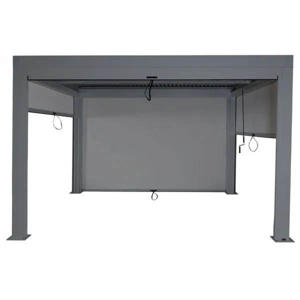 Bioklimatická pergola HWC-L46 3x3 so 4 bočnými stenami