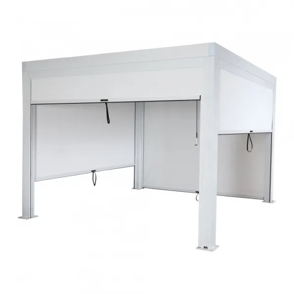 Bioklimatická pergola HWC-L46 3x3 so 4 bočnými stenami