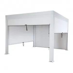 Bioklimatická pergola HWC-L46 3x3 so 4 bočnými stenami