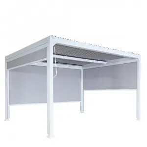 Bioklimatická pergola HWC-L41 3x3 so 3 bočnými stenami