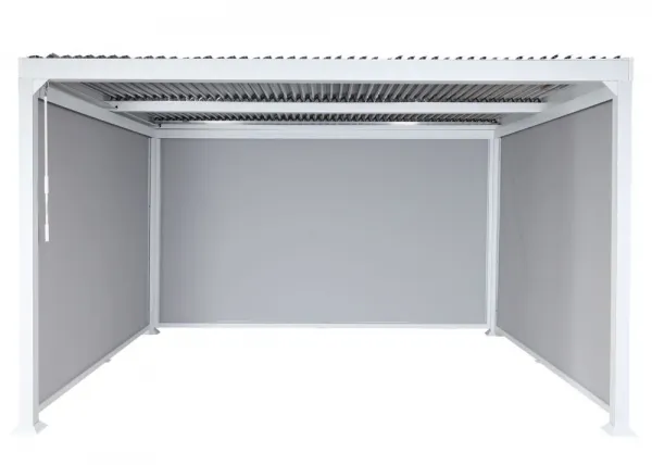 Bioklimatická pergola HWC-L41 3x3 so 3 bočnými stenami