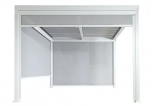 Bioklimatická pergola HWC-L41 3x3 so 3 bočnými stenami