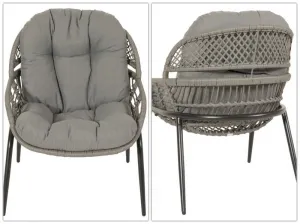 Záhradná balkónová súprava 3 ks Dekorhome