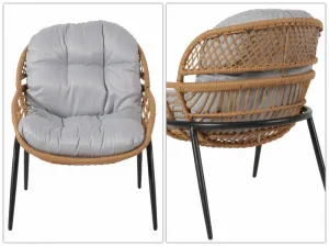 Záhradná balkónová súprava 3 ks Dekorhome