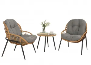 Záhradná balkónová súprava 3 ks Dekorhome