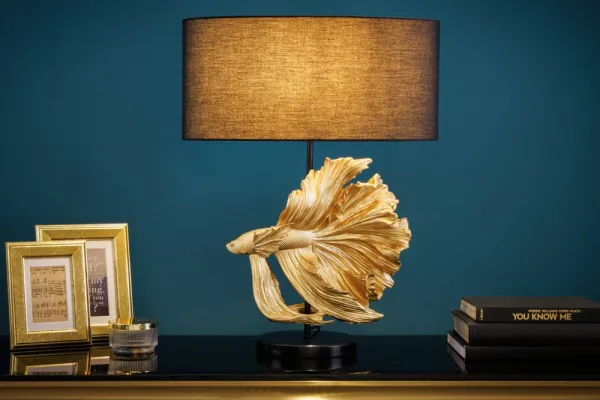 Stolová lampa TEJE Dekorhome Červená