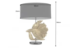 Stolová lampa TEJE Dekorhome Červená