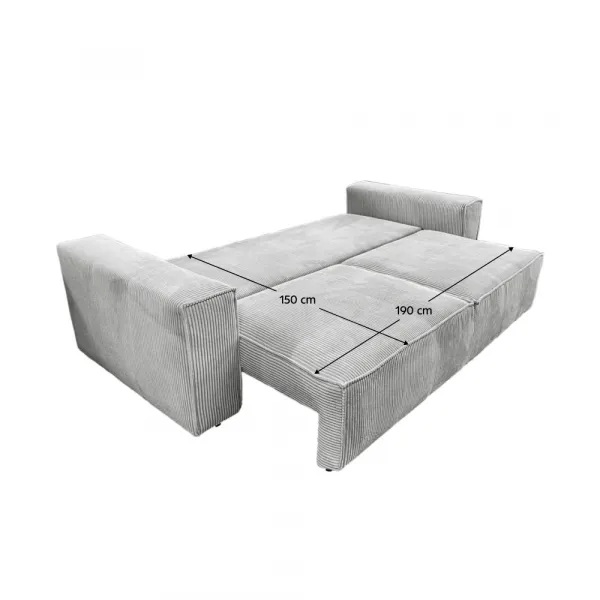 Rozkladacia pohovka HARPERA BIG SOFA Tempo Kondela Krémová