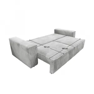 Rozkladacia pohovka HARPERA BIG SOFA Tempo Kondela Krémová
