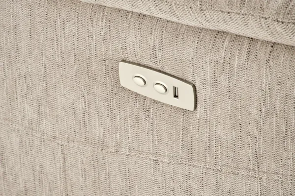 Elektrické polohovacie kreslo s USB JAMAL Halmar