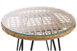 Záhradná balkónová súprava 3 ks Dekorhome