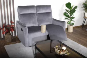 Trojité polohovacie kreslo TRAVIS VELVET 3 Signal Béžová