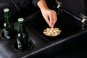 Trojité polohovacie TV kreslo KYKLOP Dekorhome Čierna