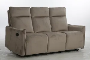 Trojité polohovacie kreslo TRAVIS VELVET 3 Signal Béžová