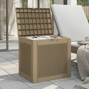 Záhradný úložný box 118 l Dekorhome Černá