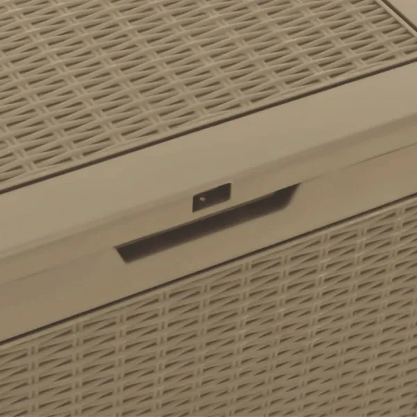Záhradný úložný box 118 l Dekorhome Černá