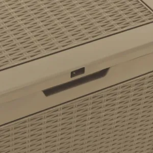 Záhradný úložný box 118 l Dekorhome Černá