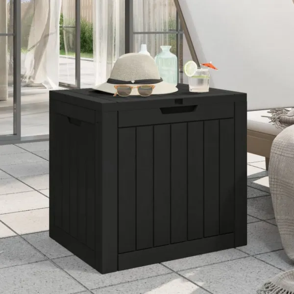 Záhradný úložný box 118 l Dekorhome Světle hnědá