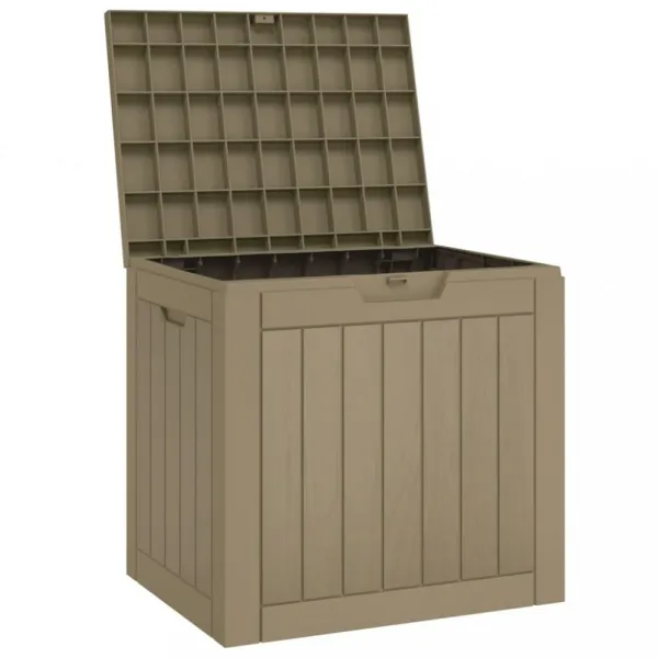 Záhradný úložný box 118 l Dekorhome Světle hnědá