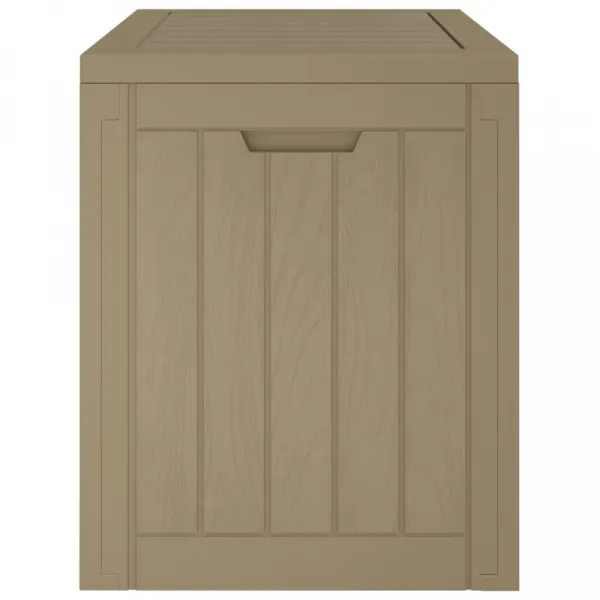 Záhradný úložný box 118 l Dekorhome Světle hnědá