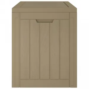 Záhradný úložný box 118 l Dekorhome Světle hnědá
