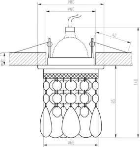 Bodové svetlo SK-64 Candellux