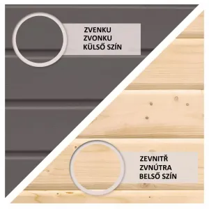 Vonkajšia fínska sauna BOSS Lanitplast
