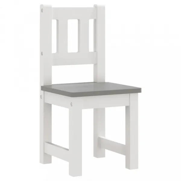 Detský set 4 ks Dekorhome Šedá