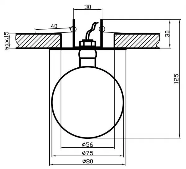 Bodové svetlo SK-13 Candellux