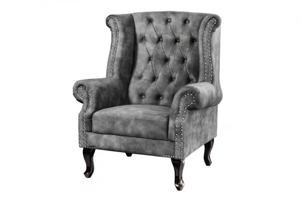Chesterfield kreslo MIDAS Dekorhome Horčicová