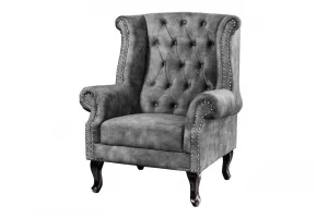 Chesterfield kreslo MIDAS Dekorhome Horčicová