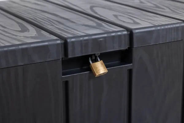 TOOMAX BRAVO záhradný plastový úložný box 270 L - grafit