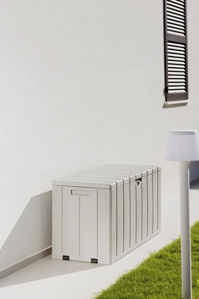 TOOMAX BRAVO záhradný plastový úložný box 270 L - grafit