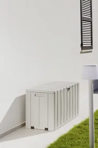 TOOMAX BRAVO záhradný plastový úložný box 270 L - grafit