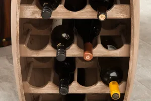 Stojan na víno OFION Dekorhome Biela