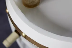Stojan na víno OFION Dekorhome Biela