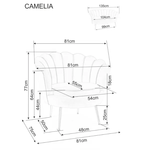 Pohovka CAMELLIA 2 Signal