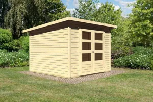 Drevený záhradný domček STOCKACH 4 Lanitplast