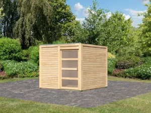 Drevený záhradný domček QUBIC 2 Lanitplast