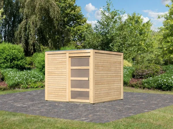 Drevený záhradný domček QUBIC 1 Lanitplast